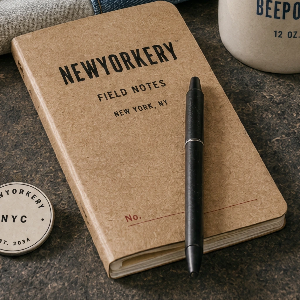 NEWYORKERY field notes notebook