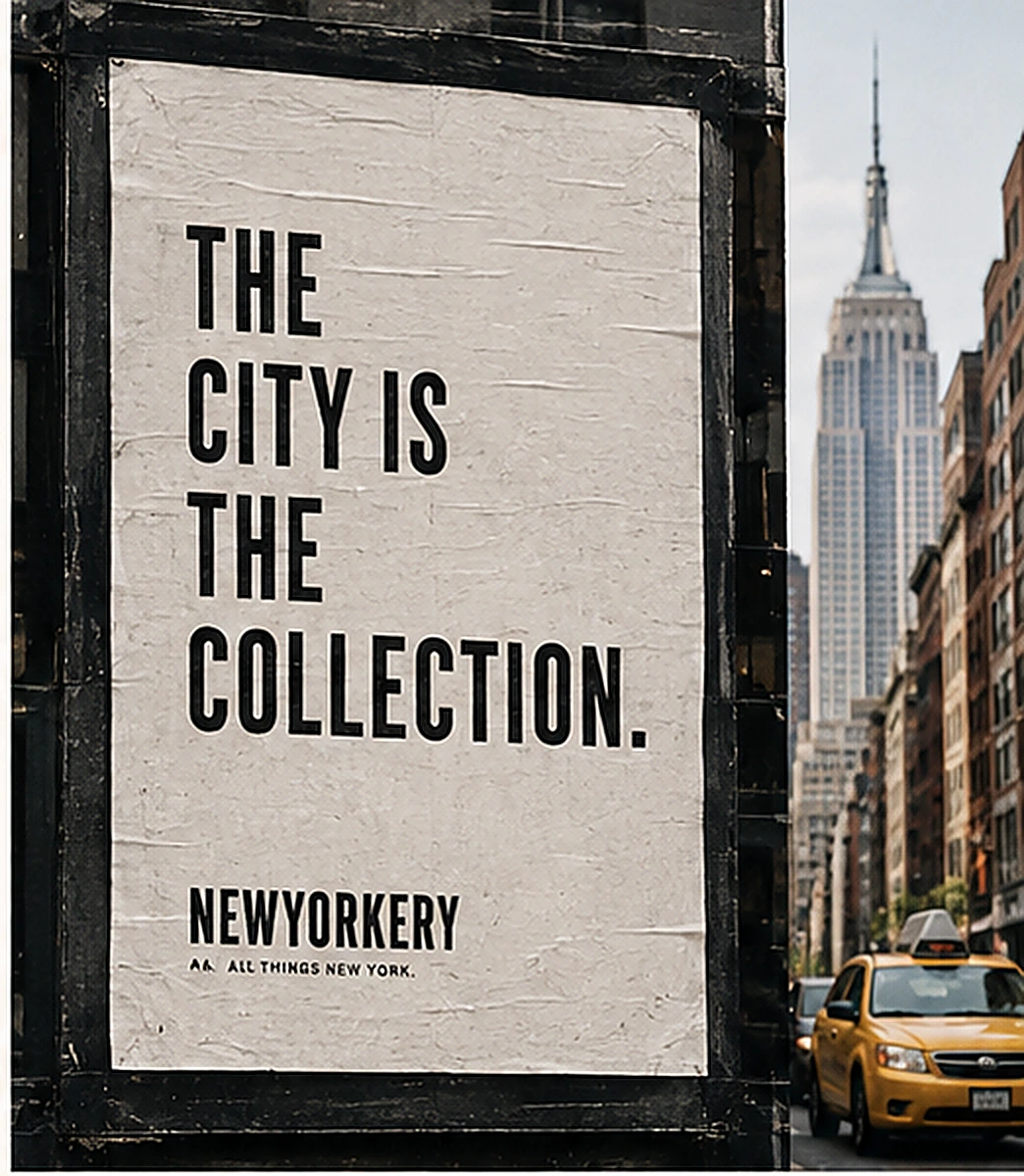 NEWYORKERY street language: Wheatpaste · 6th Ave