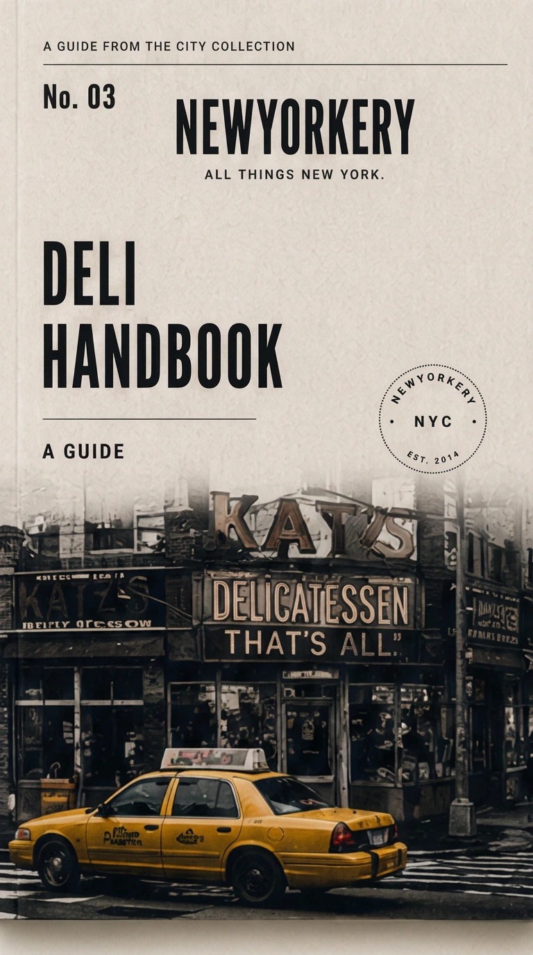 No.03 Deli Handbook — NEWYORKERY guide cover