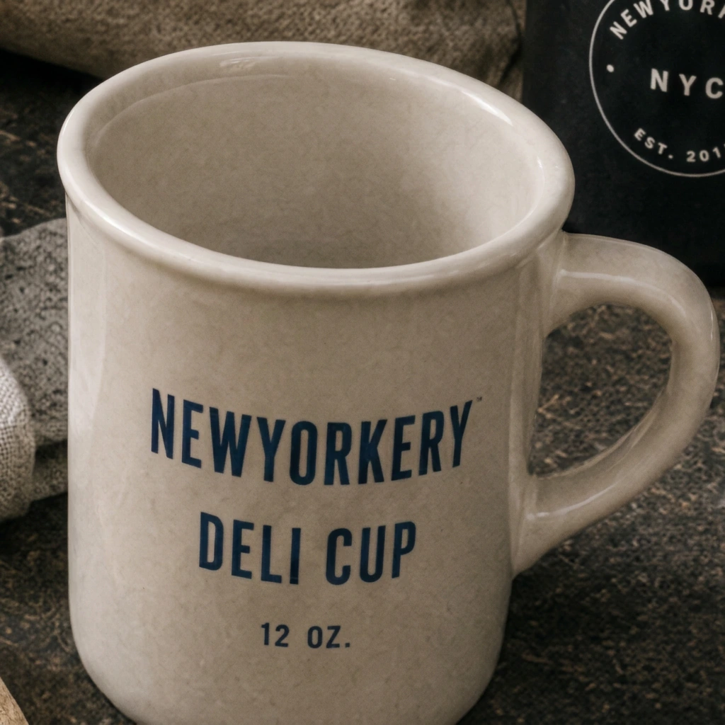 NEWYORKERY deli cup mug, 12 oz